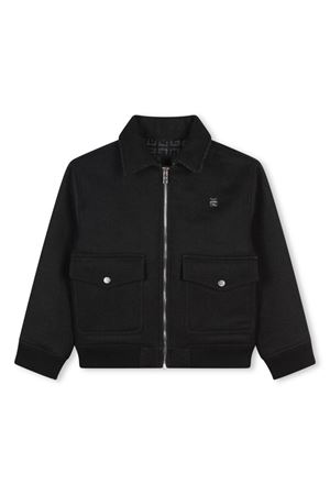 black wool jacket GIVENCHY KIDS | H3058309B